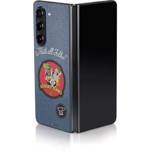 Looney Tunes Thats All Folks Patch Galaxy Z Fold5 5G Skin